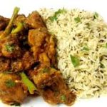 Chicken Karai Over Rice