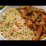 Chili Chicken Over Rice